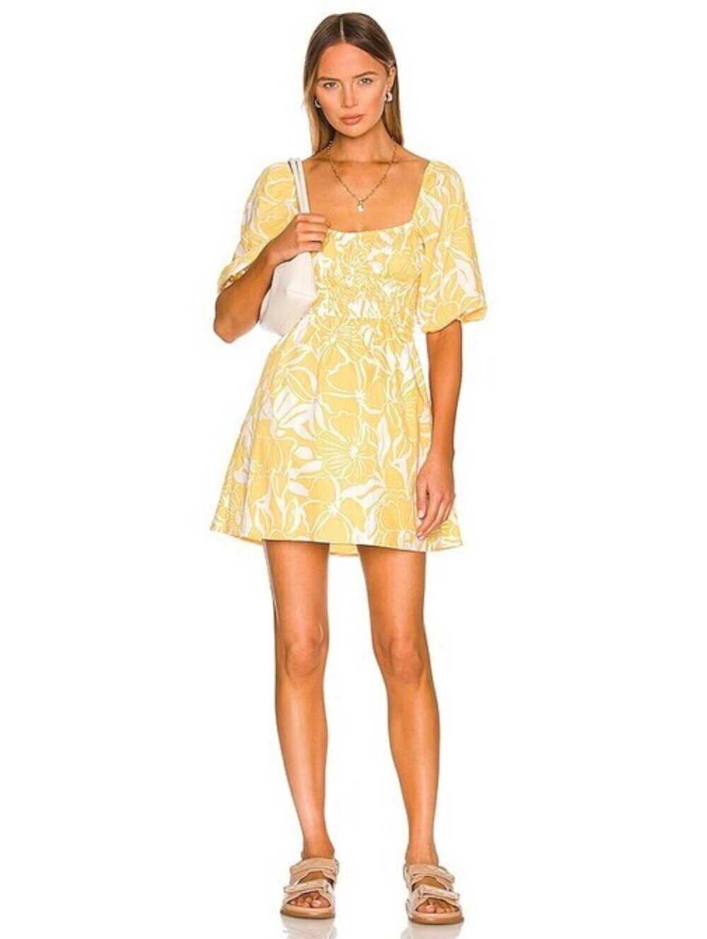 Faithfull The Brand Marinelli Mini Dress El Marsa Floral US 6